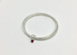 Bangle Bracelet - Argentium Sterling Silver