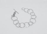 Bracelet with Toggle Clasp - Argentium Sterling Silver