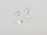 Argentium Sterling Silver - Star shaped Earrings