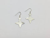 Argentium Sterling Silver - Star shaped Earrings