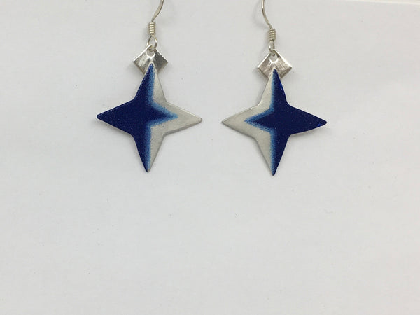 Argentium Sterling Silver - Star shaped Earrings